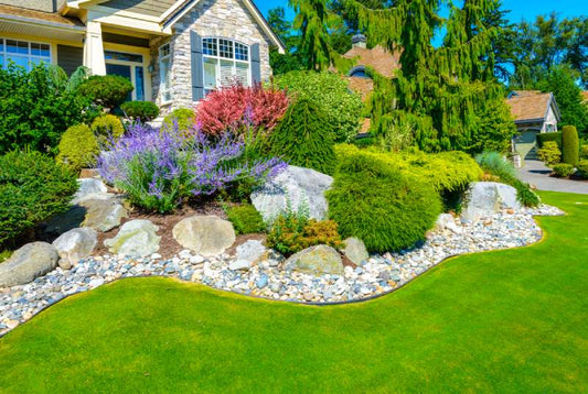 Front Yard Landscaping Ideas with Rocks