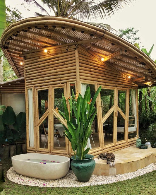 Garden Bamboo Hut Design